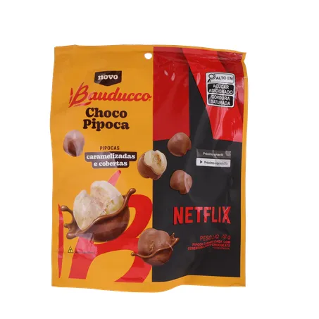Pipoca Doce Bauducco Cobertura De Chocolate 70g