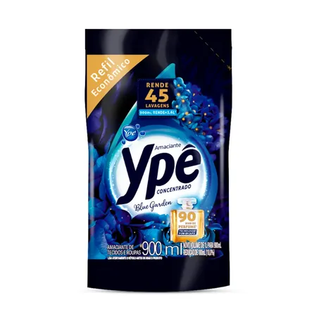 Amaciante ype concentrado blue sup 900ml