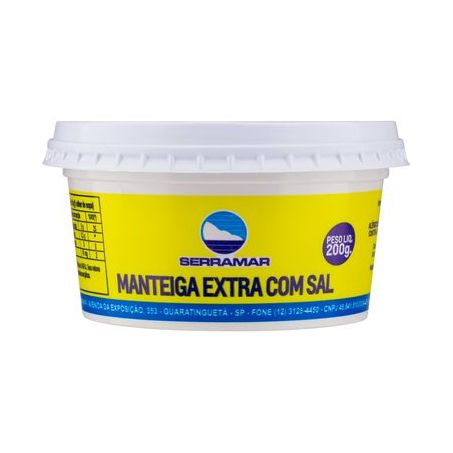 Manteiga Serramar com Sal Pote 200G
