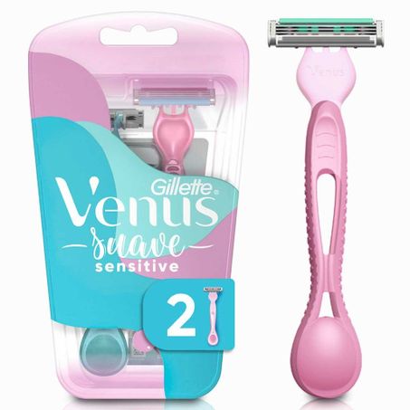 Aparelho barbear venus c 02 unidades sensitive suave