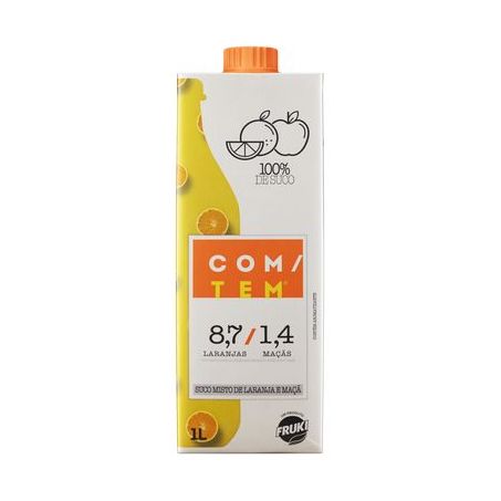 Suco Laranja E Maçã Com/Tem Caixa 1l