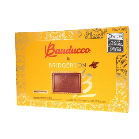 Biscoito Chocolate ao Leite Bridgerton Bauducco Ch 360-2