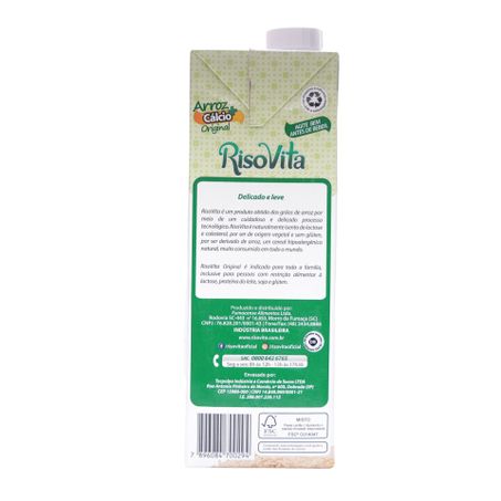 Bebida de Arroz Risovita Original Caixa 1L 360-45