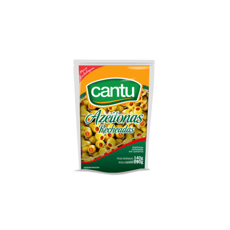 Azeitona cantu recheada pouch 120 gr