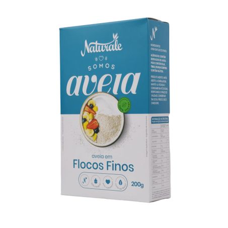 Aveia naturale flocos finos 170g 360-6