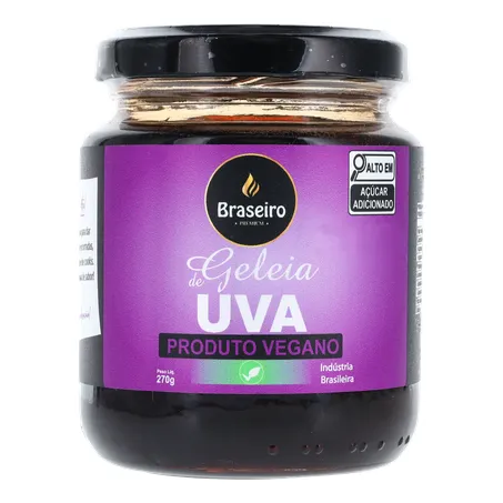 Geleia braseiro uva 270g