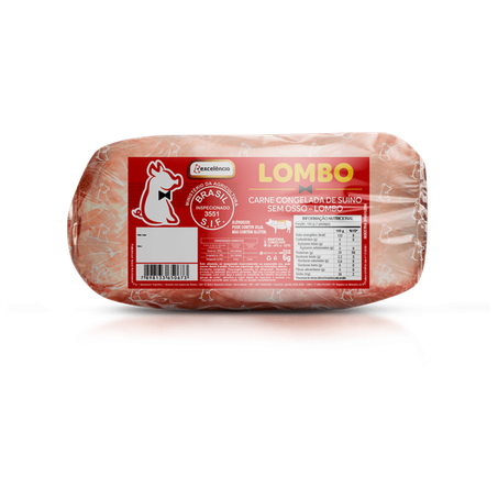 Lombo Suína Excelência Sem Osso Congelado kg