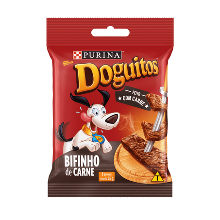 Petisco Doguitos Bifinho Carne 65g