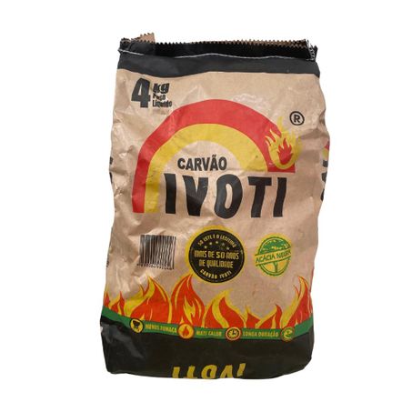 Carvao Ivoti 4kg Acacia Negra