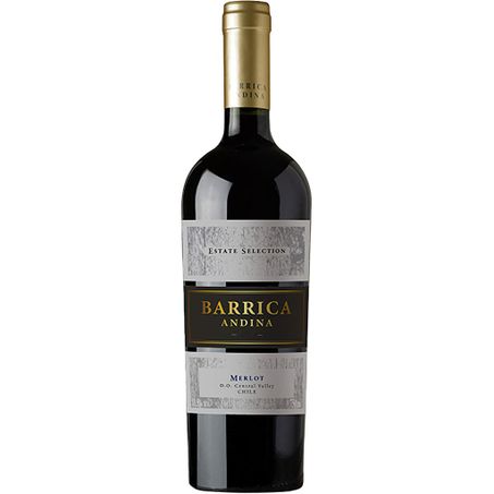 VINHO BARRICA ANDINA MERLOT 750ML
