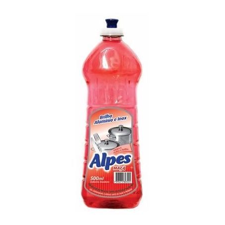 Limpador brilha inox alpes maçã 500ml