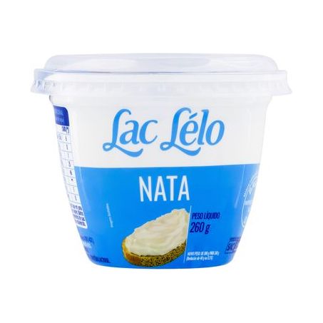 CREME DE LEITE LAC LELO 260G NATA