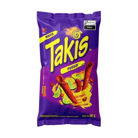 SALGADINHO TAKIS 90G FUEGO