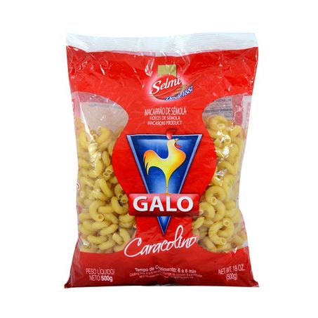 MACARRÃO DE SÊMOLA CARACOLINO GALO