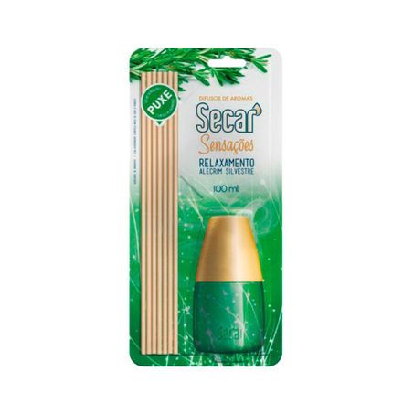 Difusor Secar 100ml Aromas Sensaçoes Alecrim