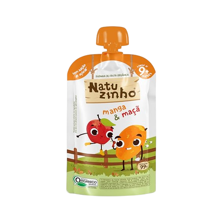 Papinha Natuzinho Orgânica Manga e Maçã 99g