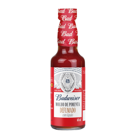 MOLHO DE PIMENTA DEFUMADO 60ML - BUDWEISER