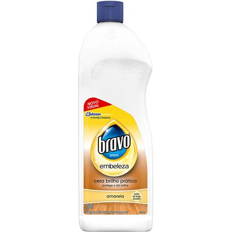 Cera liq bravo br.pratico amarela 750ml