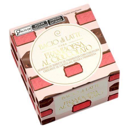 SORVETE BOMBOM BACIO DI LATTE FRAMBOESA 90G