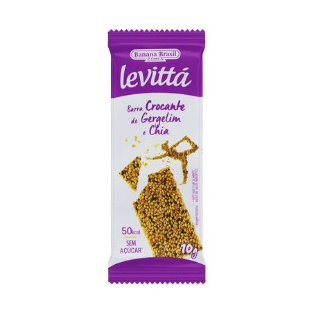 BARRA CROCANTE GERGELIM E  CHIA 10G LEVITTA