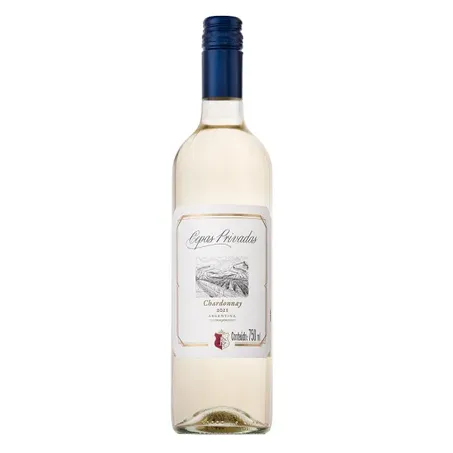 Vinho arg cepas privadas chardonnay 750m