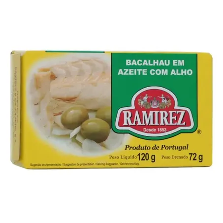 Bacalhau azeite alho ramirez 120g