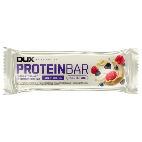 BARRA PROTEINA DUX NUTRITION CHOCOLATE BRANCO60G