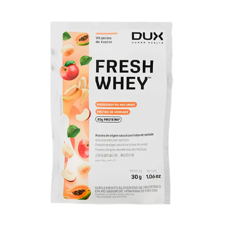 Suplemento Fresh Whey Dux Vitamina Frutas Sc 30g