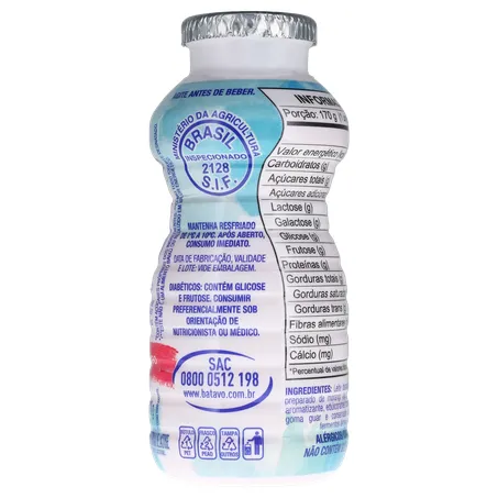 BEBIDA PENSE ZERO MORANGO BATAVO 170G 360-10