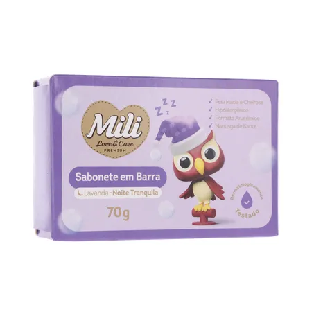Sabonete mili love&care lavanda suave 70gr 360-16