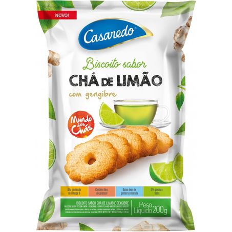 Bisc casaredo cha limao gengibre 200g