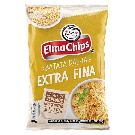 BATATA PALHA ELMA CHIPS 90G EXTRA FINA