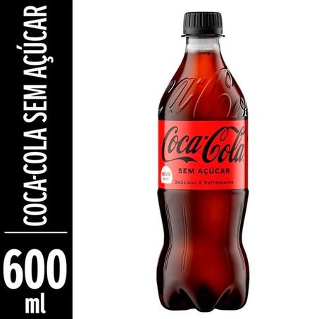 Refrigerante coca cola zero 600ml
