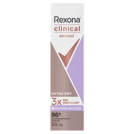 DES REXONA AERO CLINICAL LT150ML EXT DRY