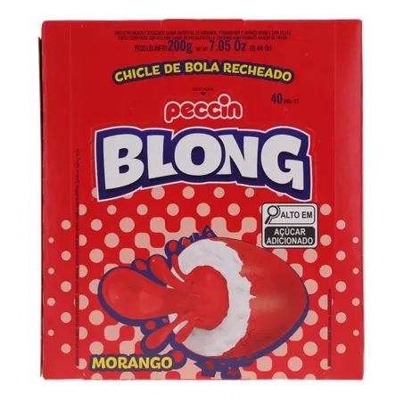 Chicle peccin blong morango 200g 360-0