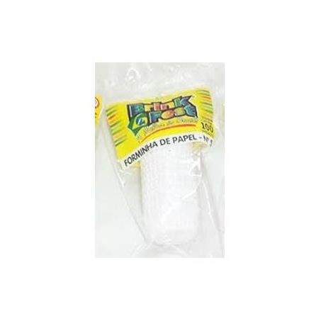 Forminhas de papel brink fest n.5 branca c/100