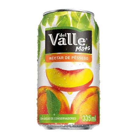 Néctar del valle pêssego lata 290ml