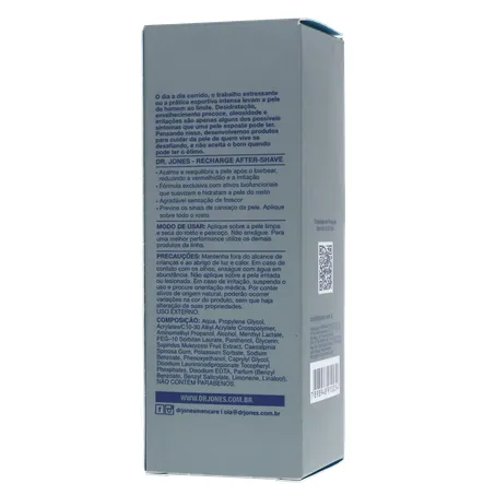 Gel Pós-Barba Dr. Jones Energizante Caixa 75ml 360-20
