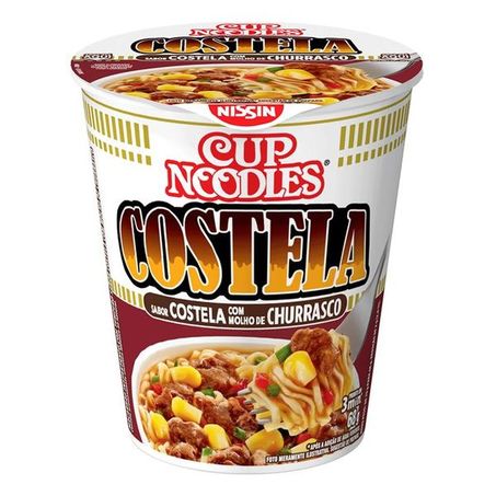 CUP NOOD COST C/M.CHURRASCO NISSIN 68G