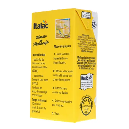 Mistura láctea condensada Italac soro de leite 395g
 360-22