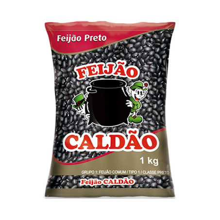 Feijão Caldão Preto 1Kg