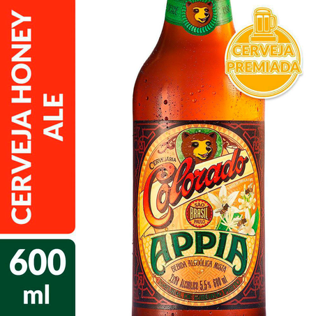 Cerveja Colorado Appia Garrafa 600Ml