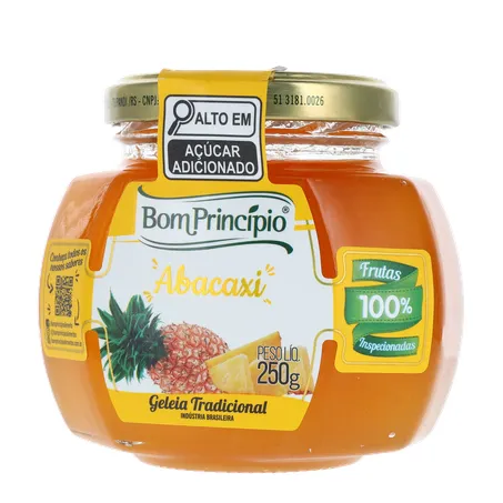 GELEIA TRADICIONAL DE ABACAXI 250G BOM PRINCIPIO 360-2