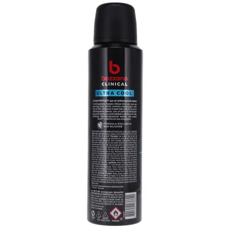 Desodorante Bozzano Clinical Ultra Cool Aerossol 150ml 
  360-2