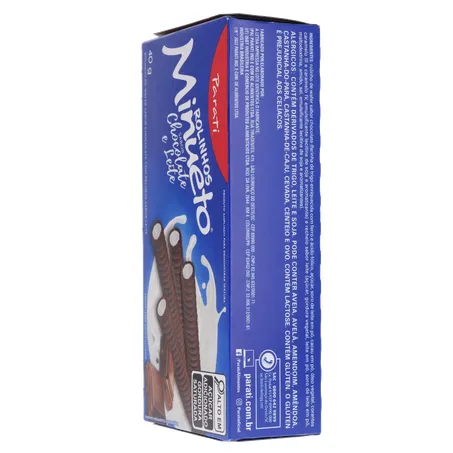 Wafer Parati Rolinho Chocolate e Leite 40g 360-24