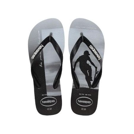 Sandália Havaianas Hype Preto/Laranja 43/44