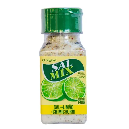 Sal Salmix Fino Temperado Limão e Chimichurri 140g 
 