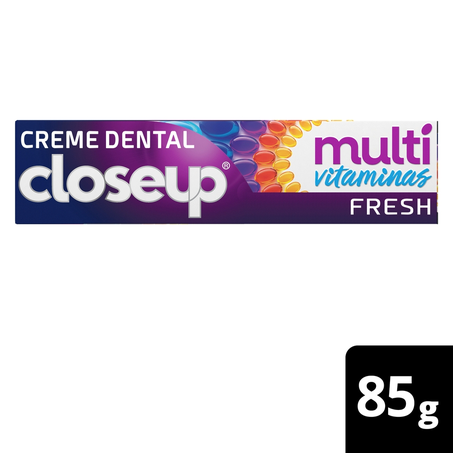 Creme Dental Close Up Multi Vitaminas 12 Benefícios Fresh 85 g