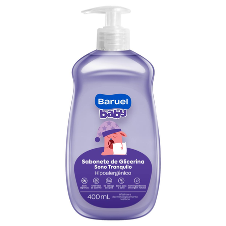 Sabonete Líquido Baruel Baby 400ml - Sono Tranquilo
