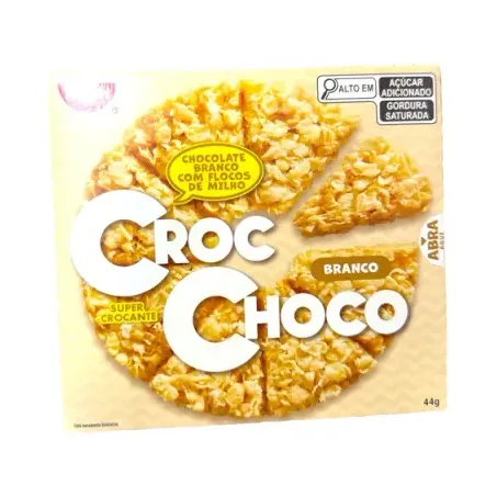 Chocolate croc flocos milho leite nissin 44g